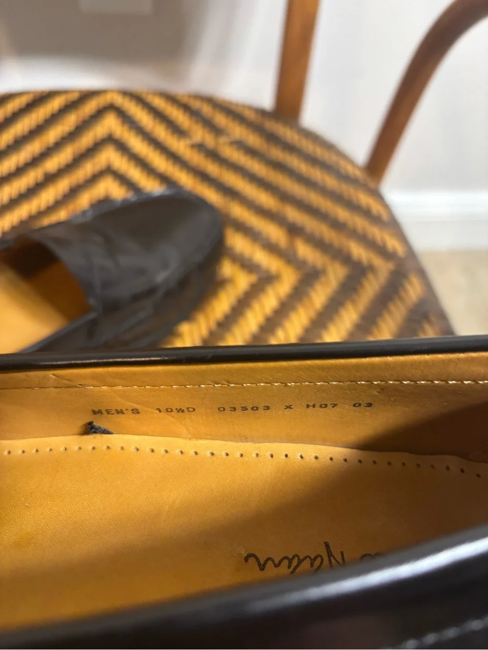 Cole Haan Penny Loafers Black Leather 10.5 Preppy